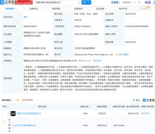 科大訊飛在西藏布局 新公司含多項(xiàng)AI業(yè)務(wù)，人工智能應(yīng)用迎來(lái)區(qū)域新范例